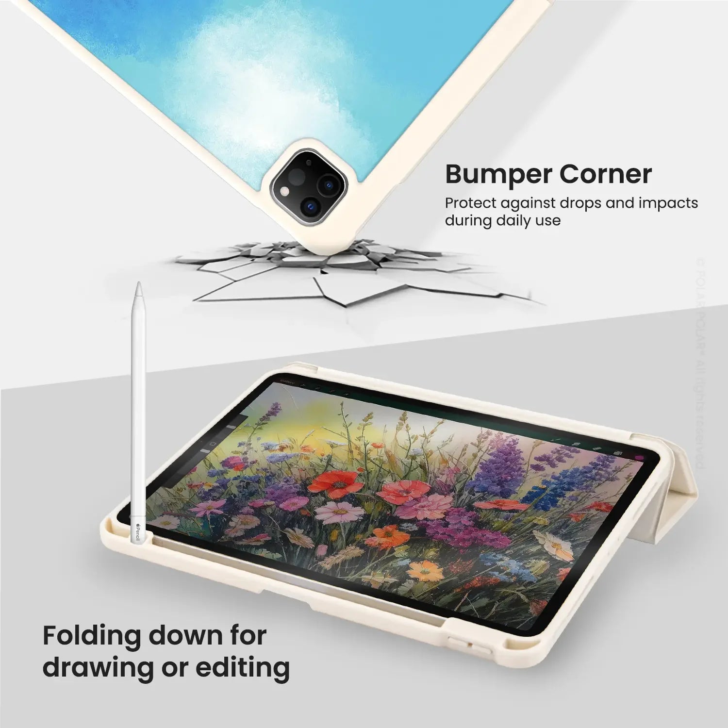 Standard_iPad Pro 11-inch (4th 3rd 2nd gen) | Milky White