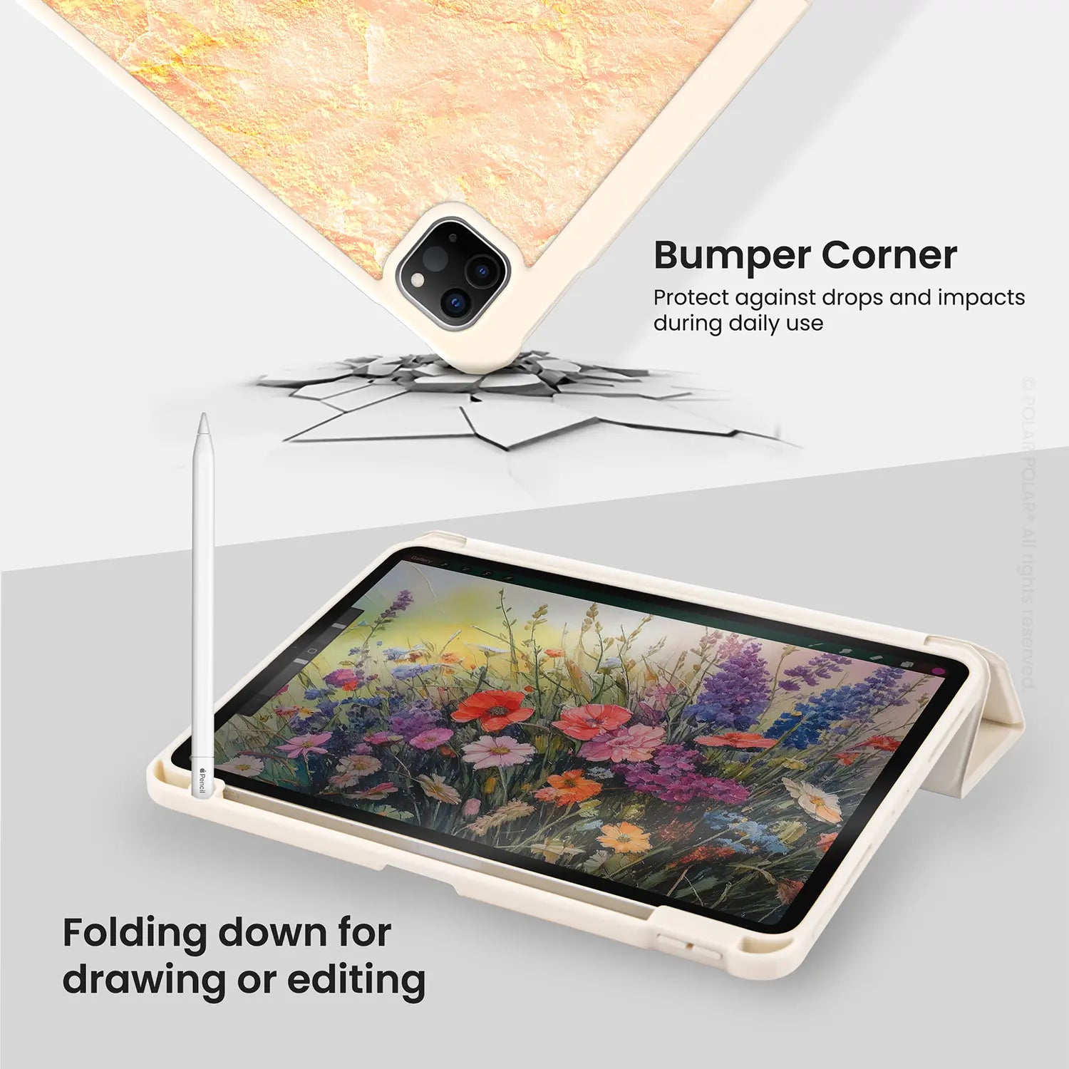 Standard_iPad Pro 11-inch (4th 3rd 2nd gen) | Milky White