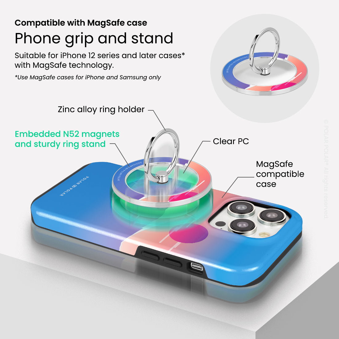 Standard_MagSafe Phone Grip and Ring Holder
