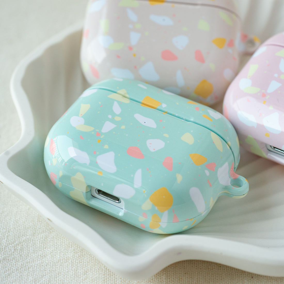 霧綠色水磨石 - Samsung Galaxy S23 5G 手機殼