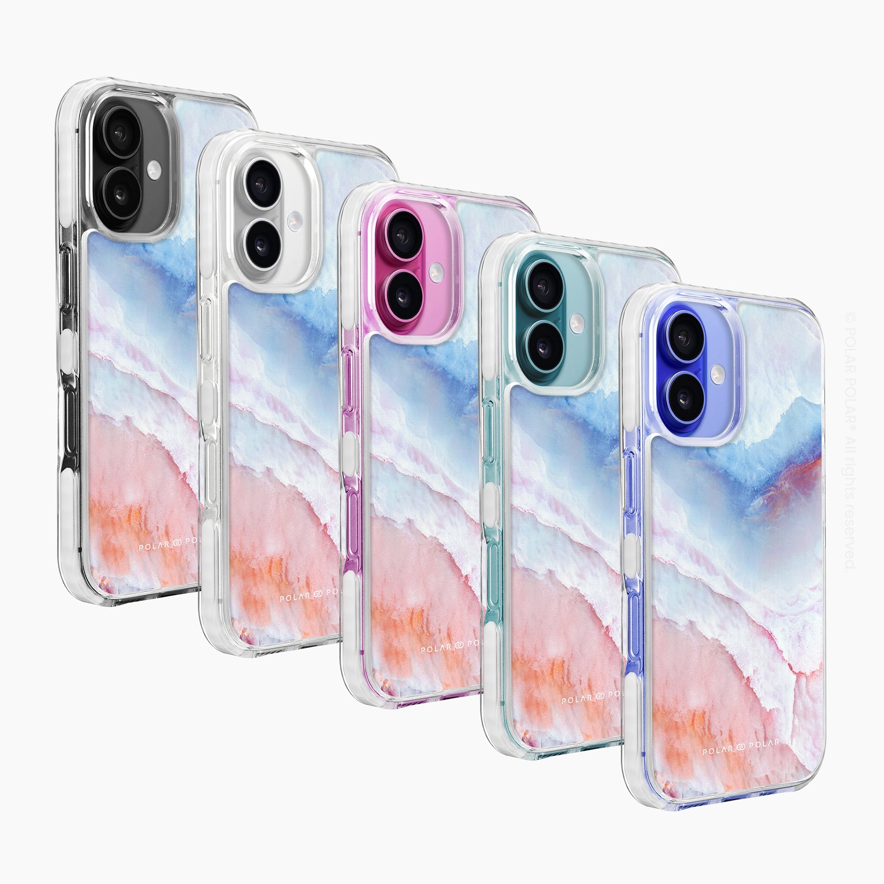 杏色海岸 - iPhone 16 Plus 透明邊防摔 MagSafe 手機殼