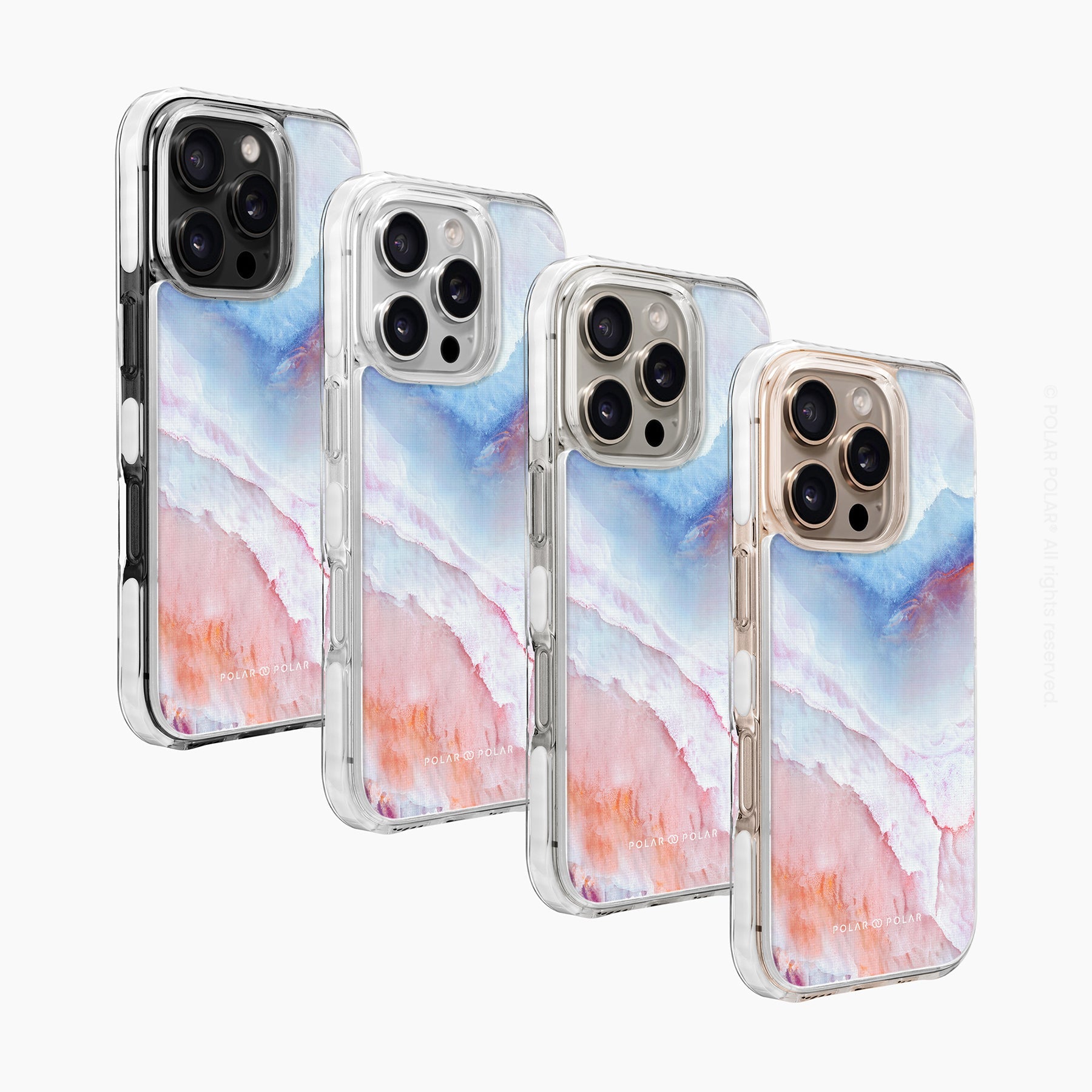 杏色海岸 - iPhone 16 Pro 透明邊防摔 MagSafe 手機殼
