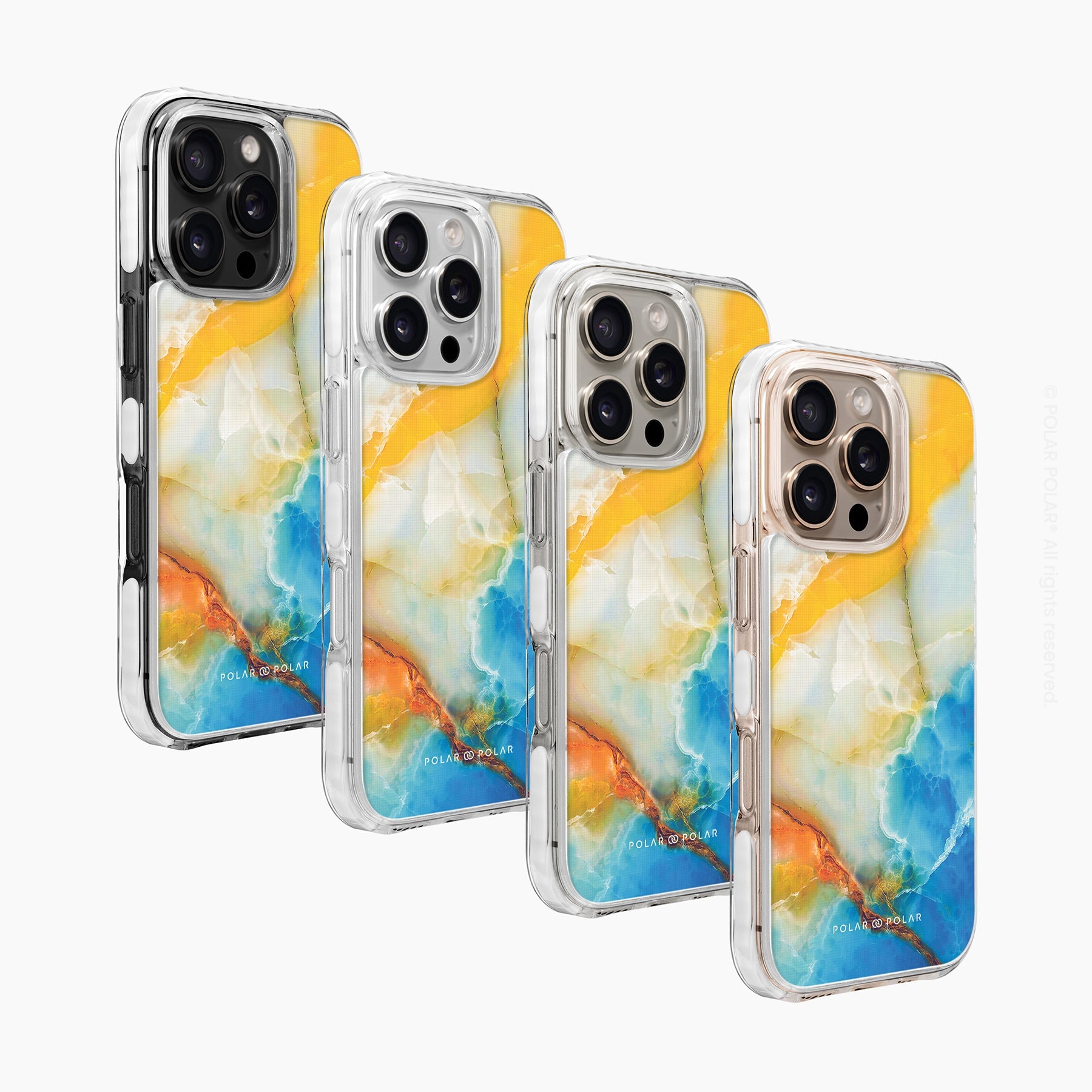 水色陽光 - iPhone 16 Pro 透明邊防摔 MagSafe 手機殼
