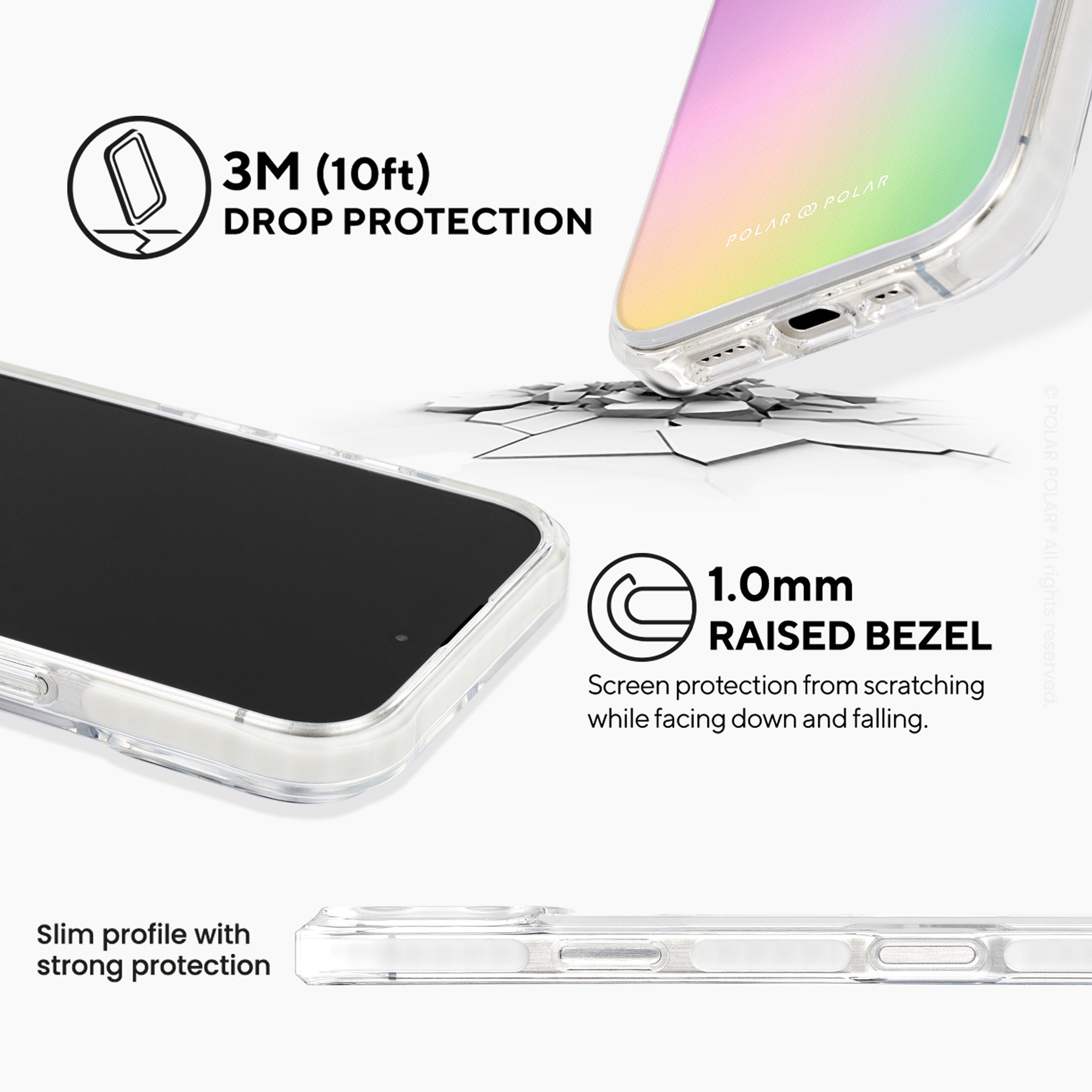 幻影日夢 - iPhone 16 Pro 透明邊防摔 MagSafe 手機殼