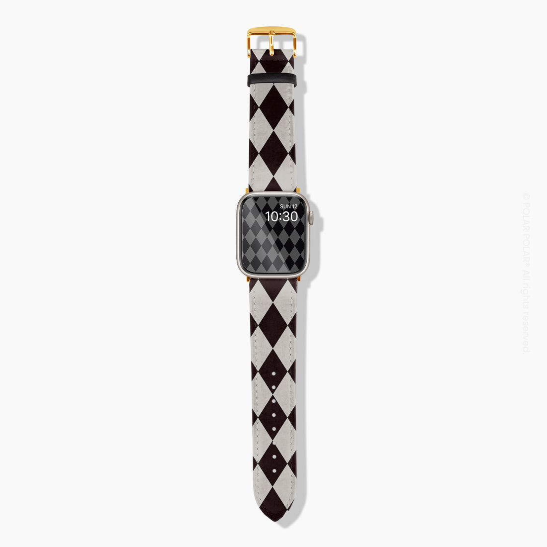 黑鑽石格子 - Apple Watch 錶帶