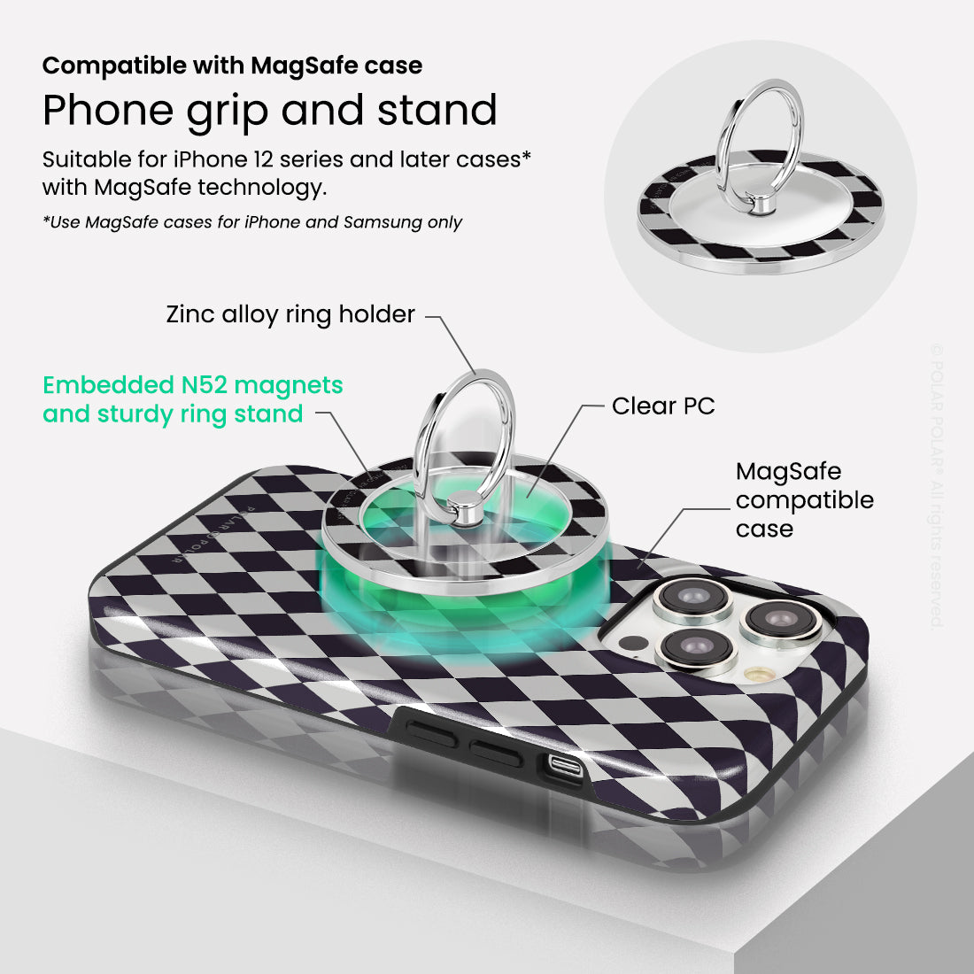 Standard_MagSafe Phone Grip and Ring Holder