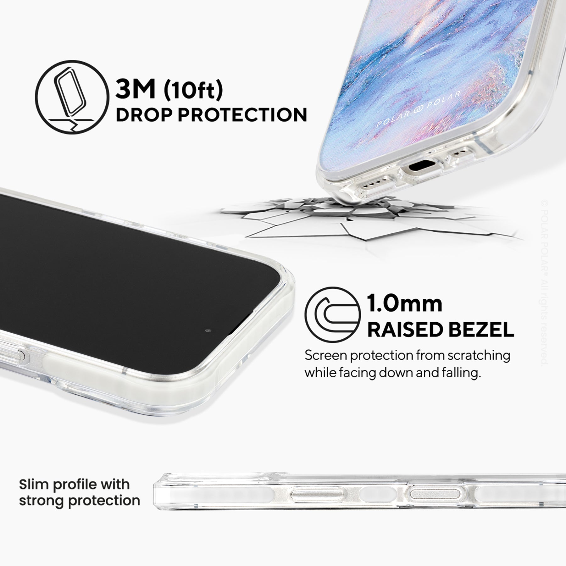飄飄仙子紋 - iPhone 16 Plus 透明邊防摔 MagSafe 手機殼