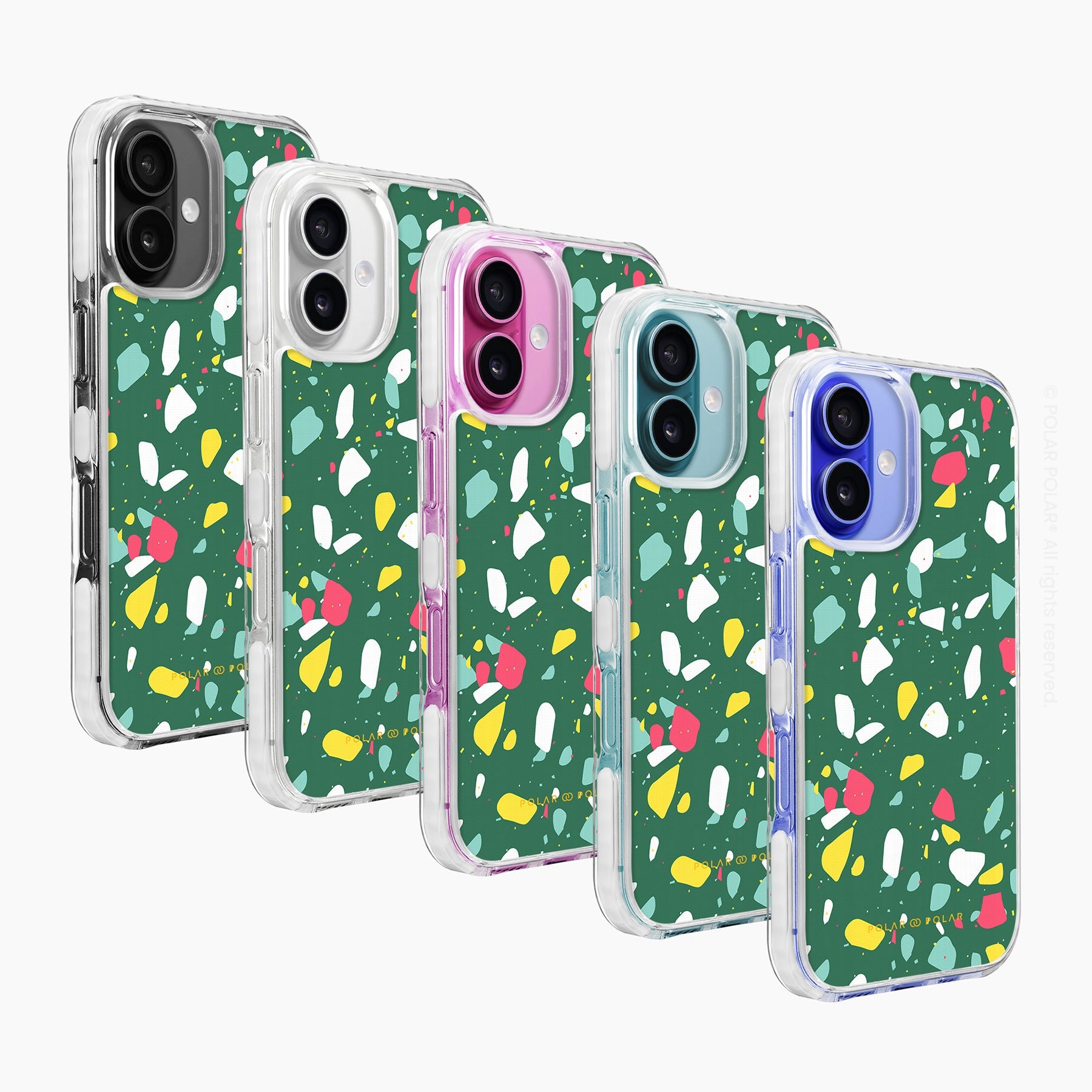 綠茵水磨石 - iPhone 16 Plus 透明邊防摔 MagSafe 手機殼
