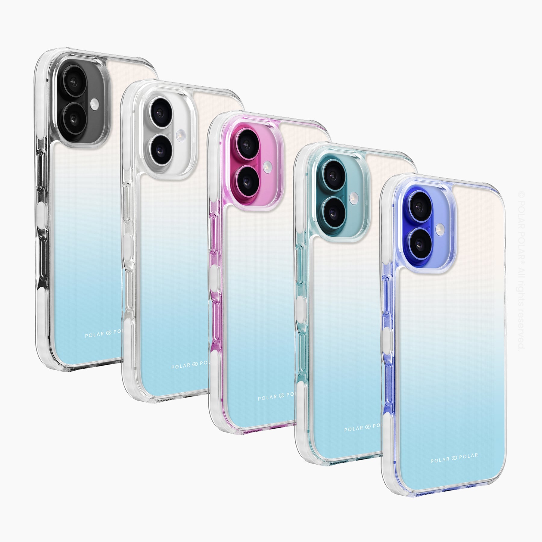 冰山粉彩 - iPhone 16 Plus 透明邊防摔 MagSafe 手機殼