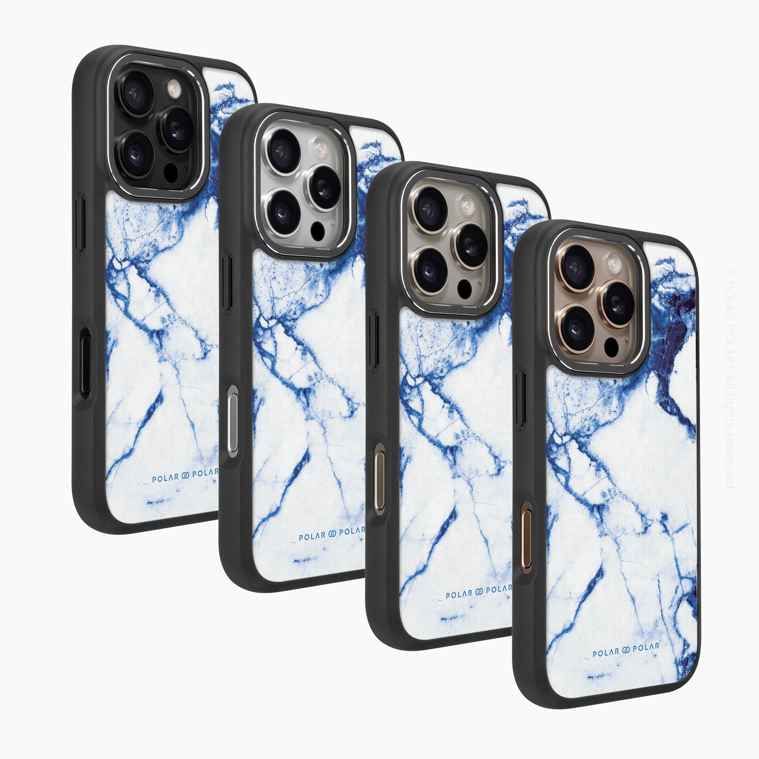 靛藍古瓶 - iPhone 16 Pro Max 黑磨砂防摔 MagSafe 手機殼