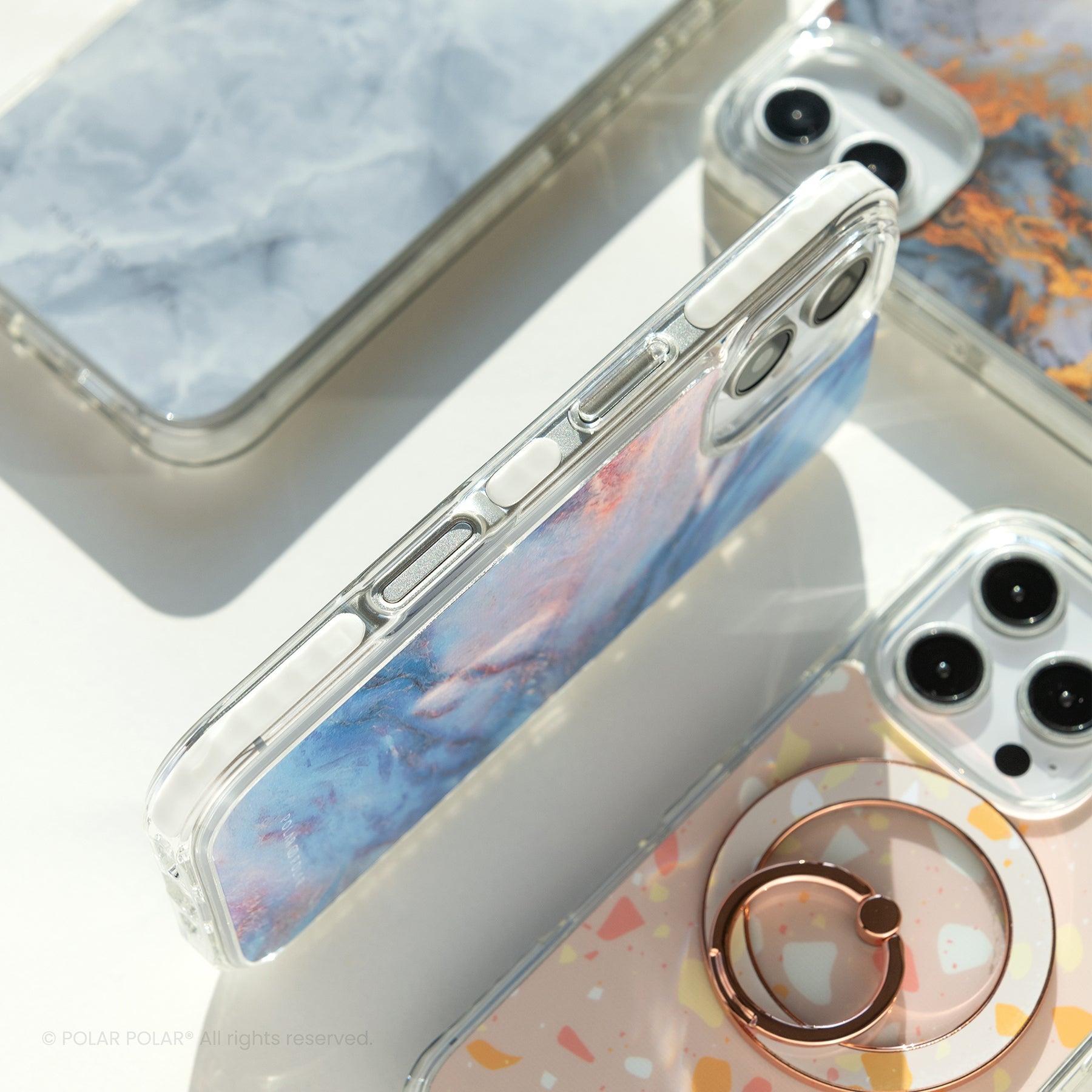 春之彩雲 - iPhone 16 Pro 透明邊防摔 MagSafe 手機殼
