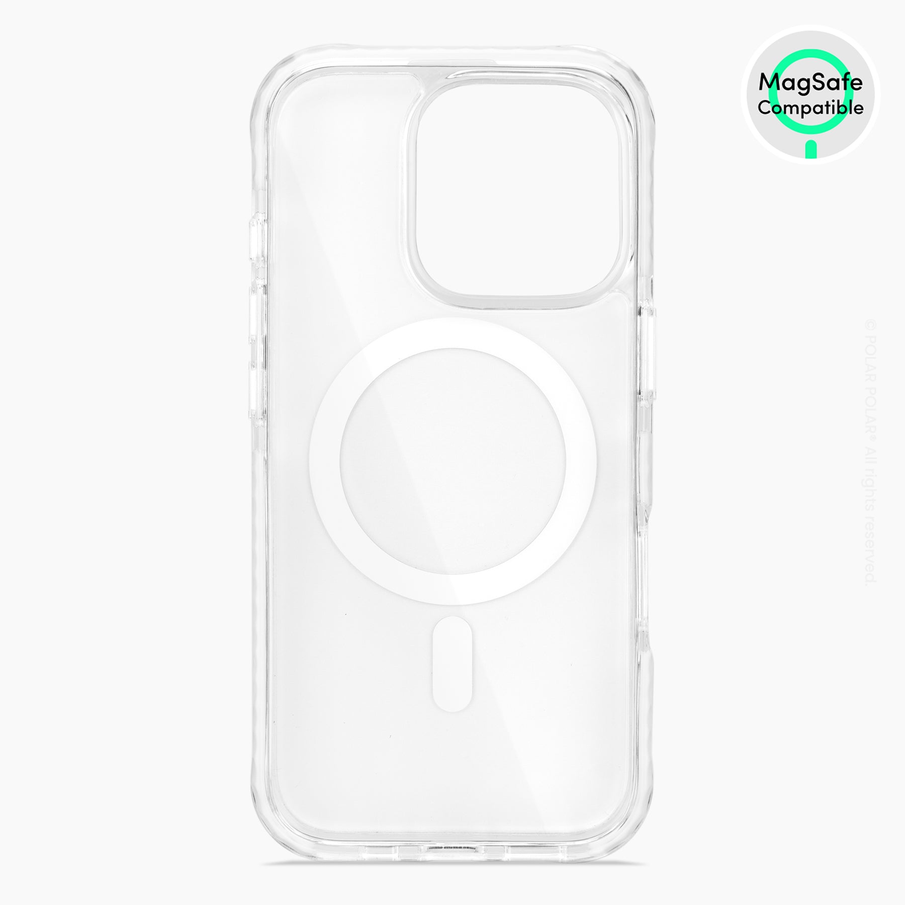 大理石霧紋 - iPhone 16 Pro 透明邊防摔 MagSafe 手機殼