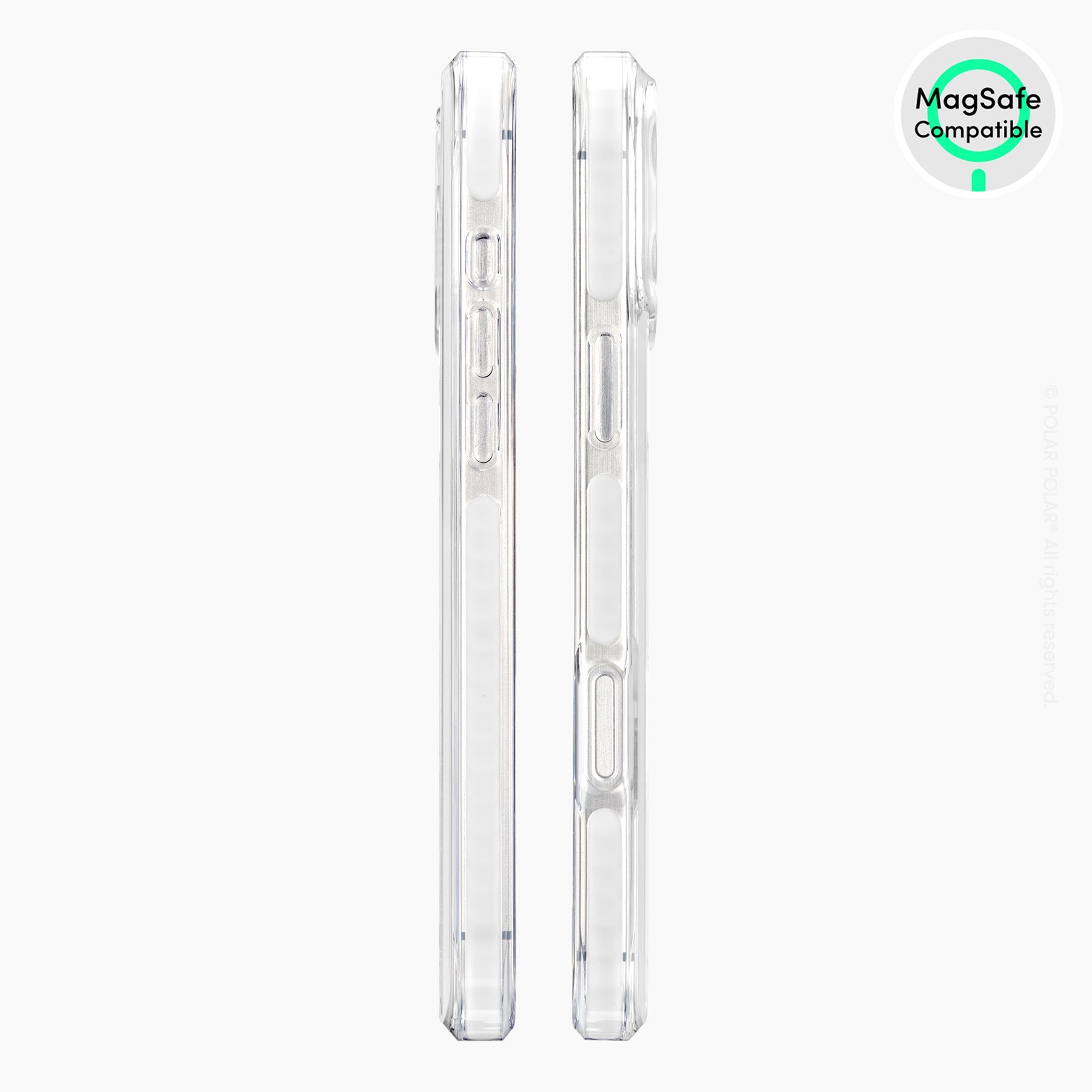 大理石霧紋 - iPhone 16 Pro Max 透明邊防摔 MagSafe 手機殼