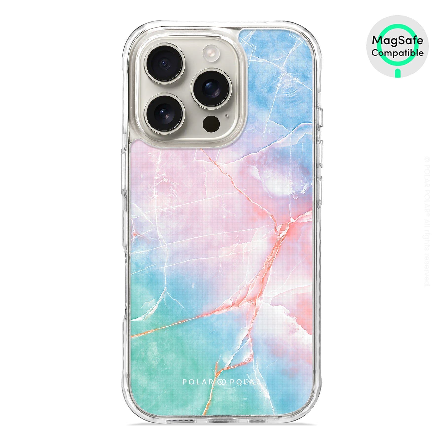 魅幻天空 - iPhone 16 Pro 透明邊防摔 MagSafe 手機殼