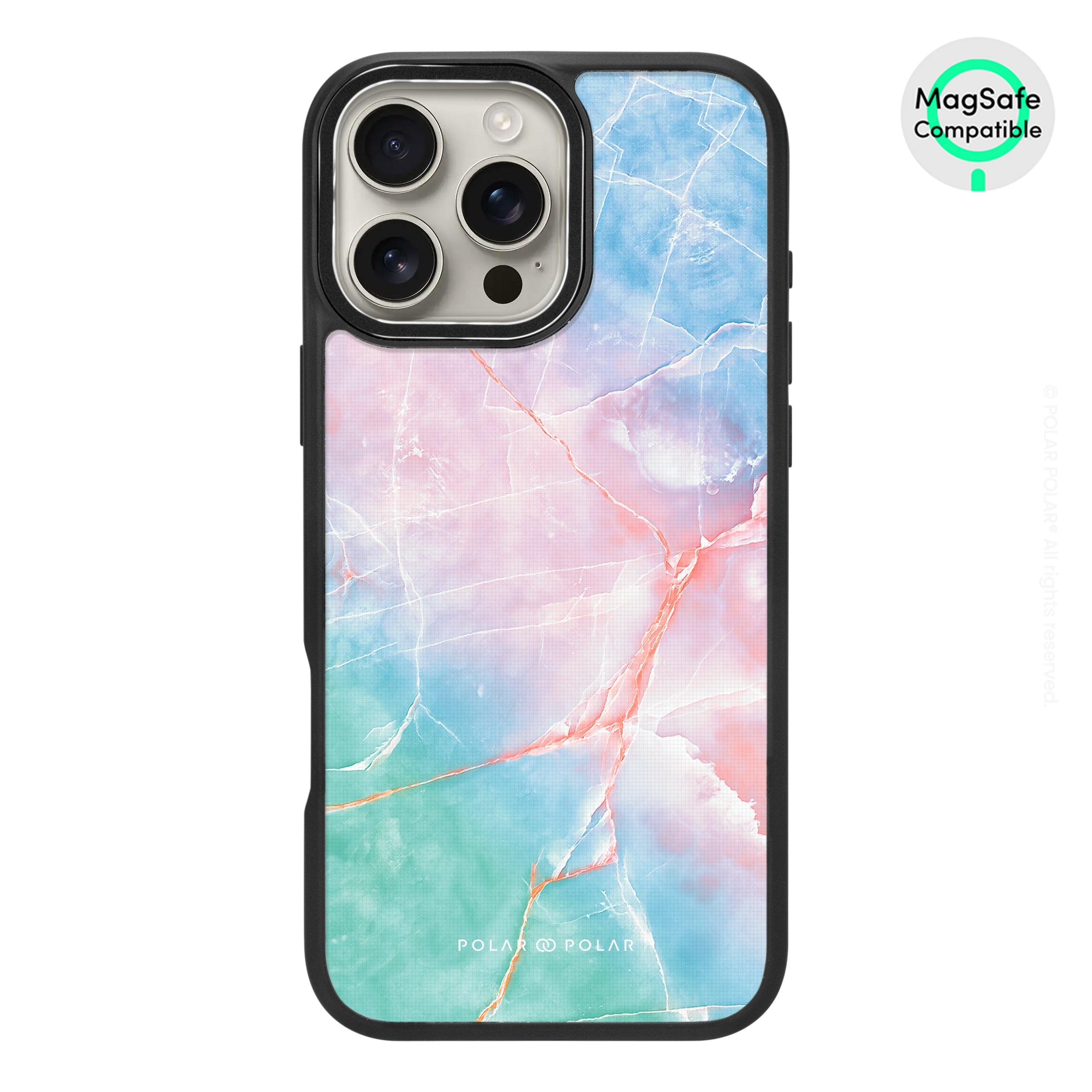 魅幻天空 - iPhone 16 Pro Max 黑磨砂防摔 MagSafe 手機殼