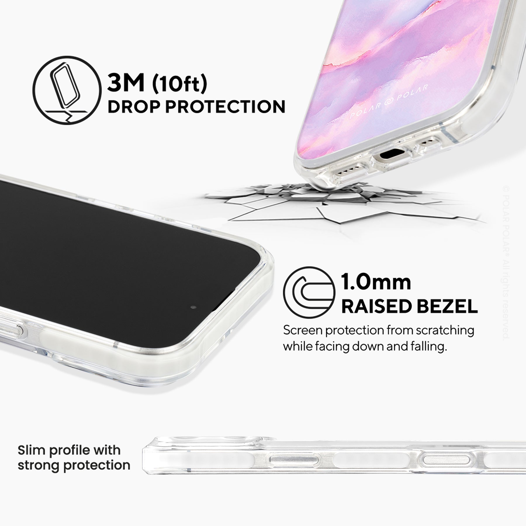 神話天空 - iPhone 16 Pro Max 透明邊防摔 MagSafe 手機殼
