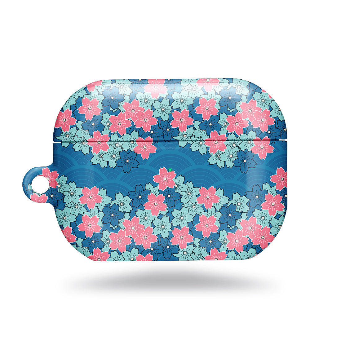Navy Sakura Wave | AirPods Pro 3 Case