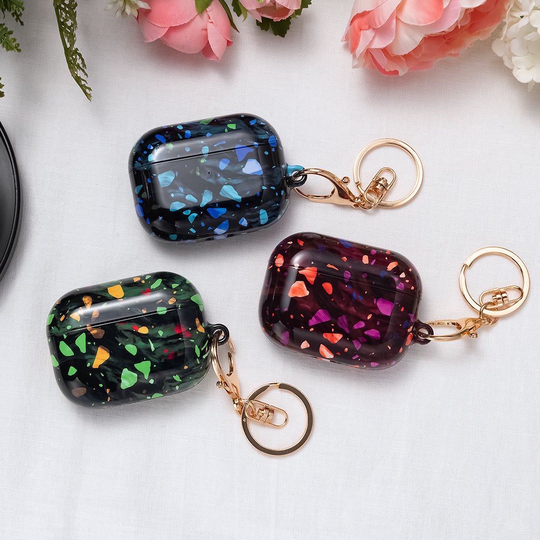 Ocean Terrazzo Gem | AirPods Pro 3 Case