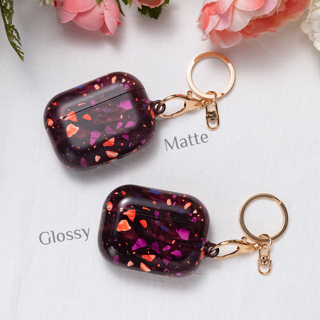 Paprika Terrazzo Gem | AirPods Pro 3 Case