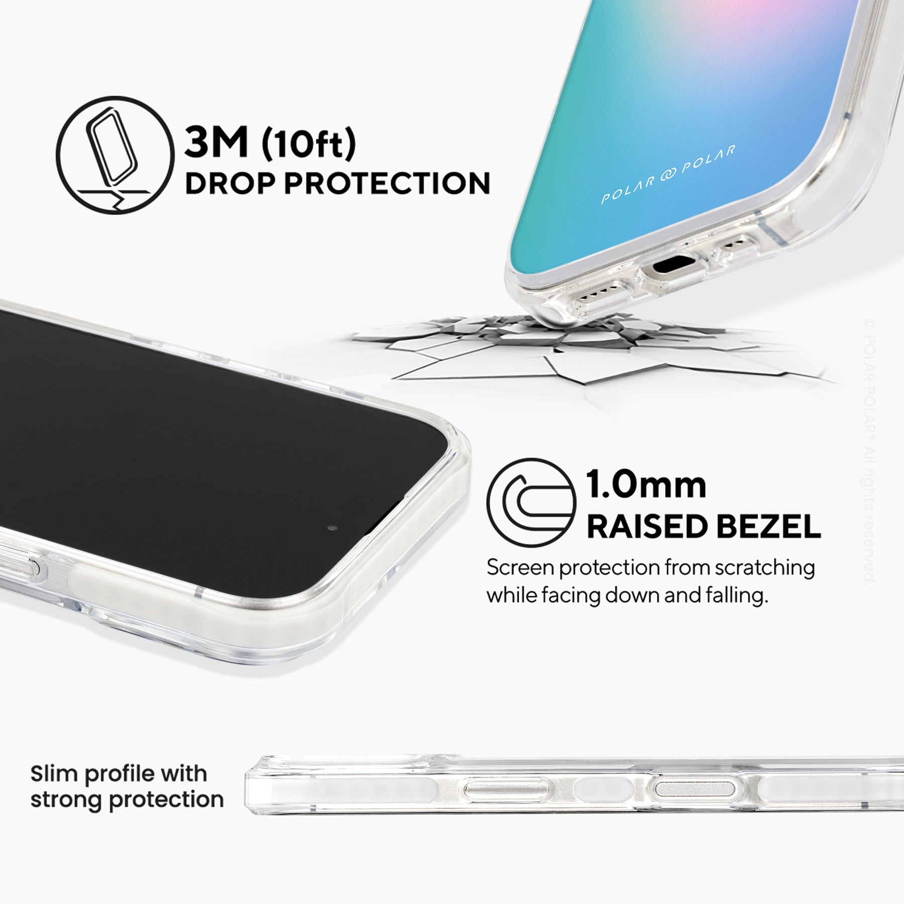 極光之地 - iPhone 16 透明邊防摔 MagSafe 手機殼