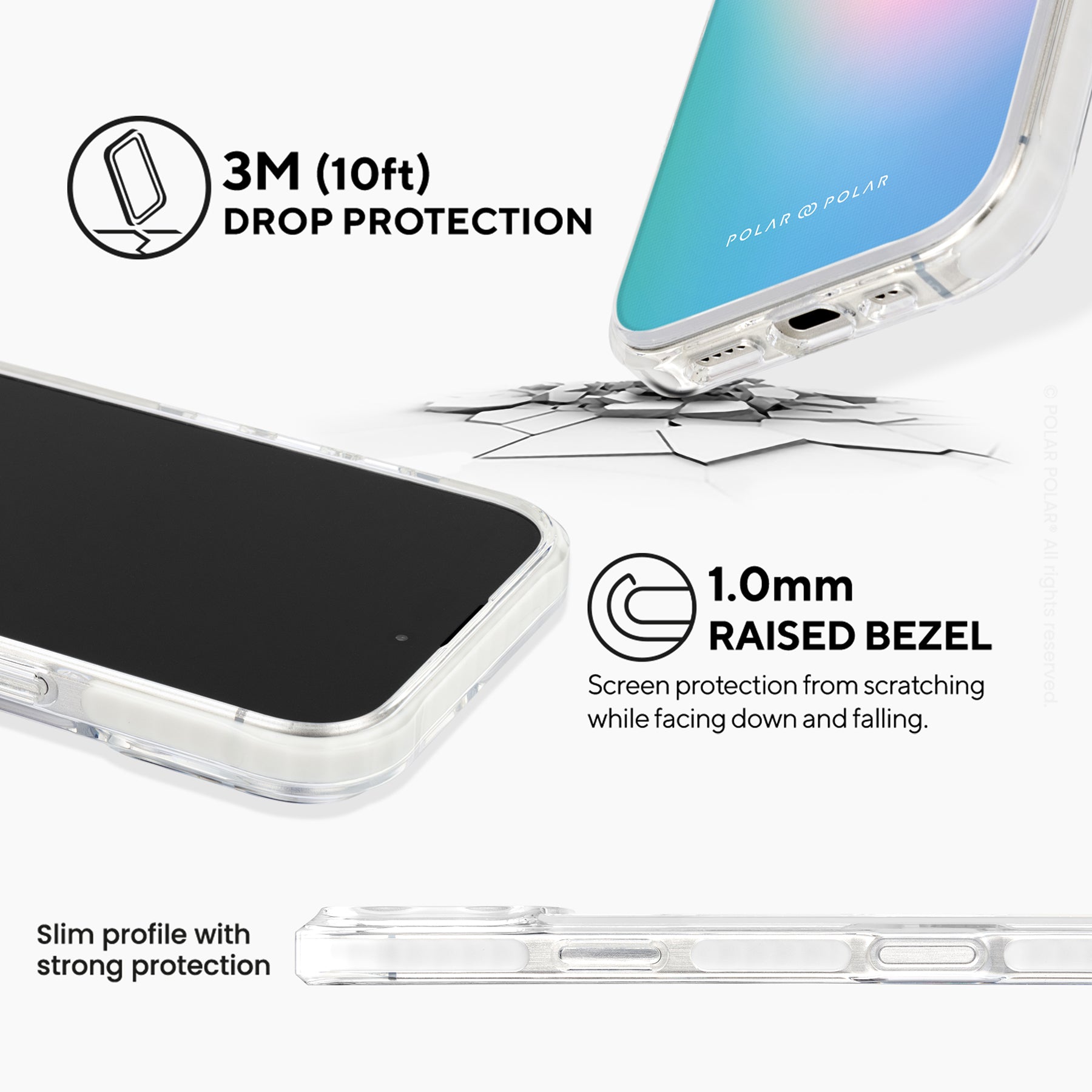 極光之地 - iPhone 16 Pro Max 透明邊防摔 MagSafe 手機殼