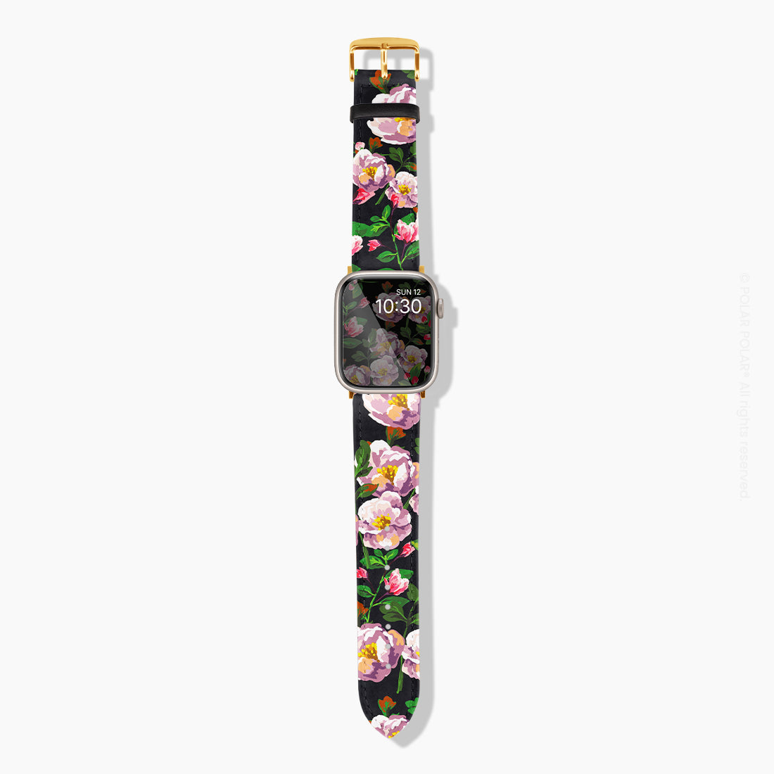 紫色山茶花 -  Apple Watch 錶帶