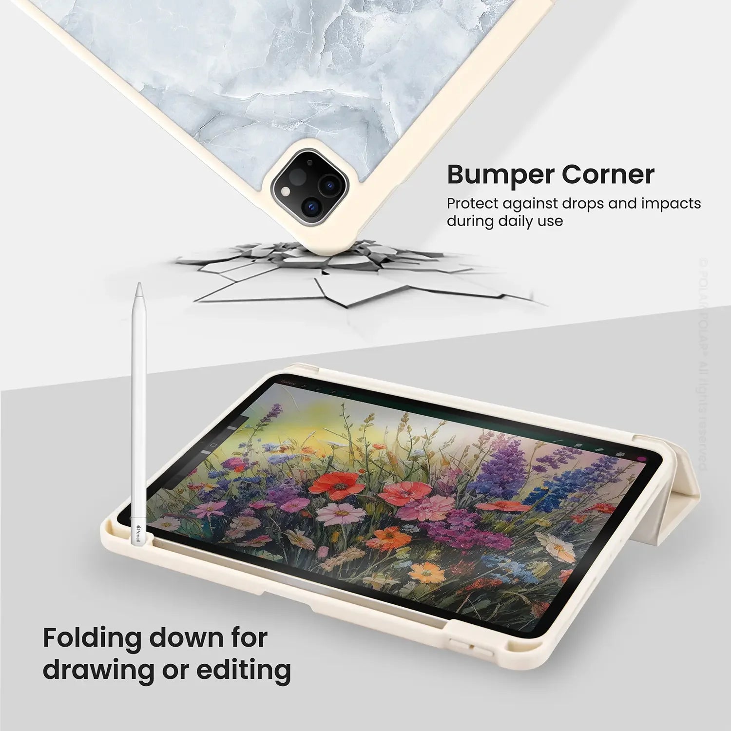 Standard_iPad Pro 11-inch (4th 3rd 2nd gen) | Milky White