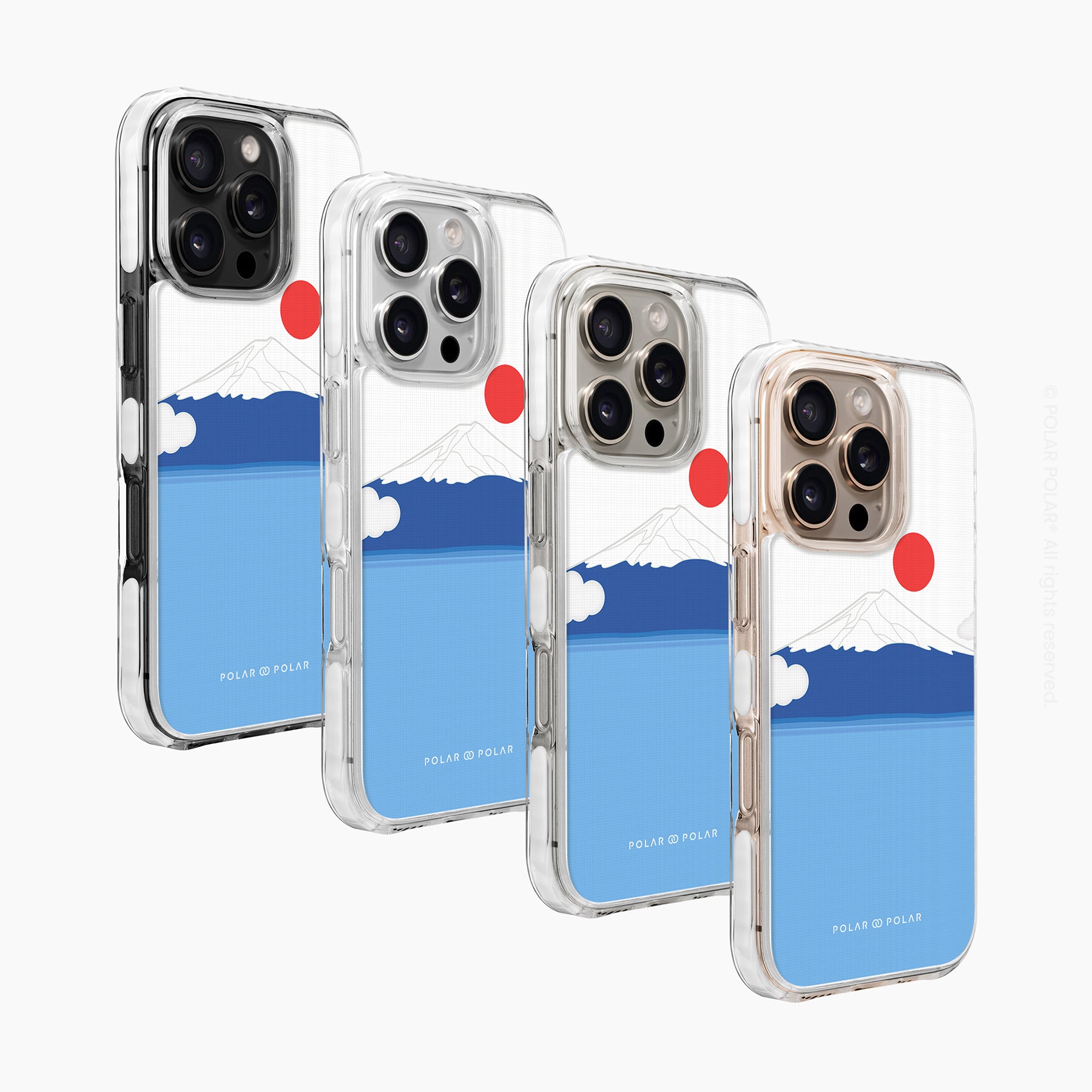 夏の富士山 - iPhone 16 Pro 透明邊防摔 MagSafe 手機殼