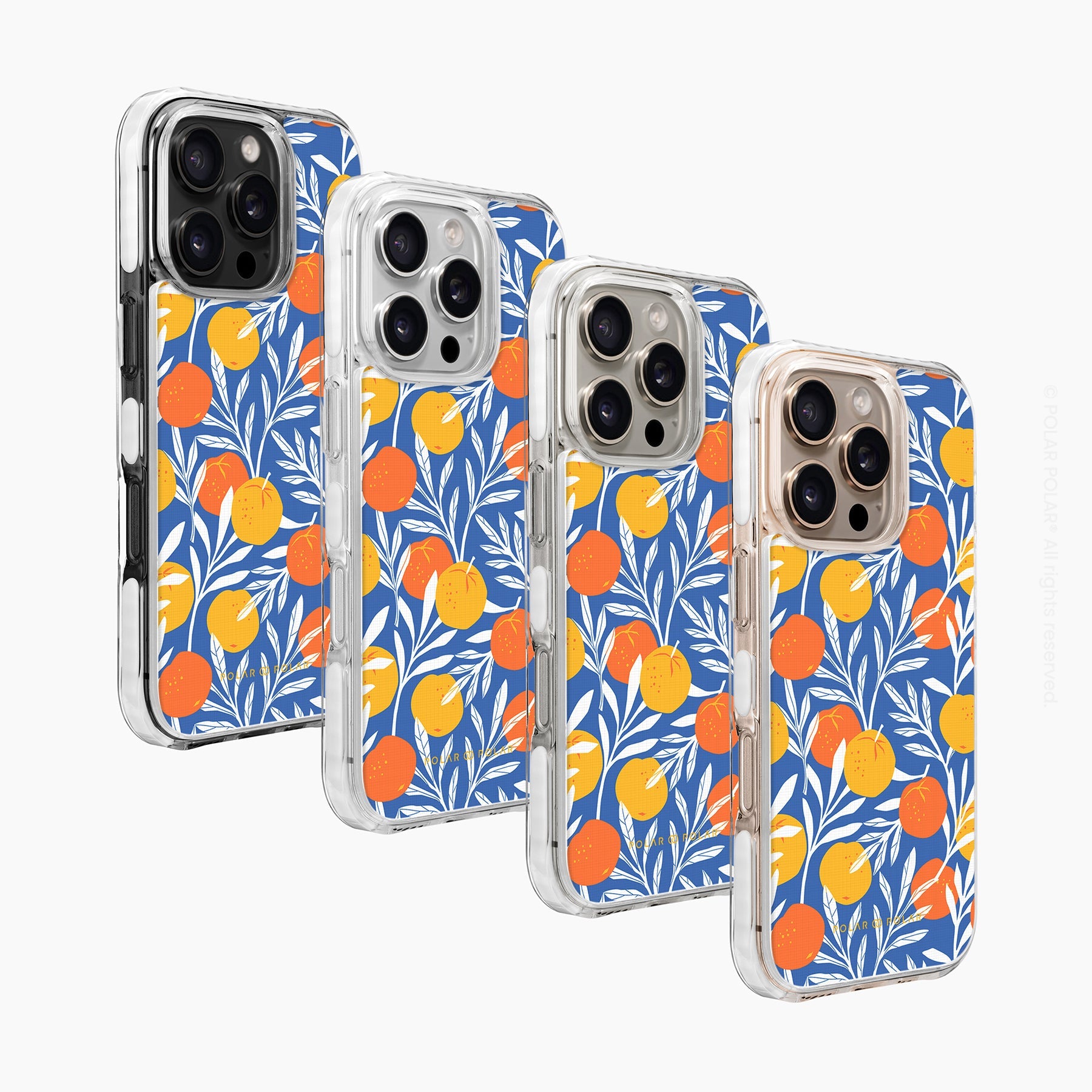 夏季橘子 - iPhone 16 Pro Max 透明邊防摔 MagSafe 手機殼