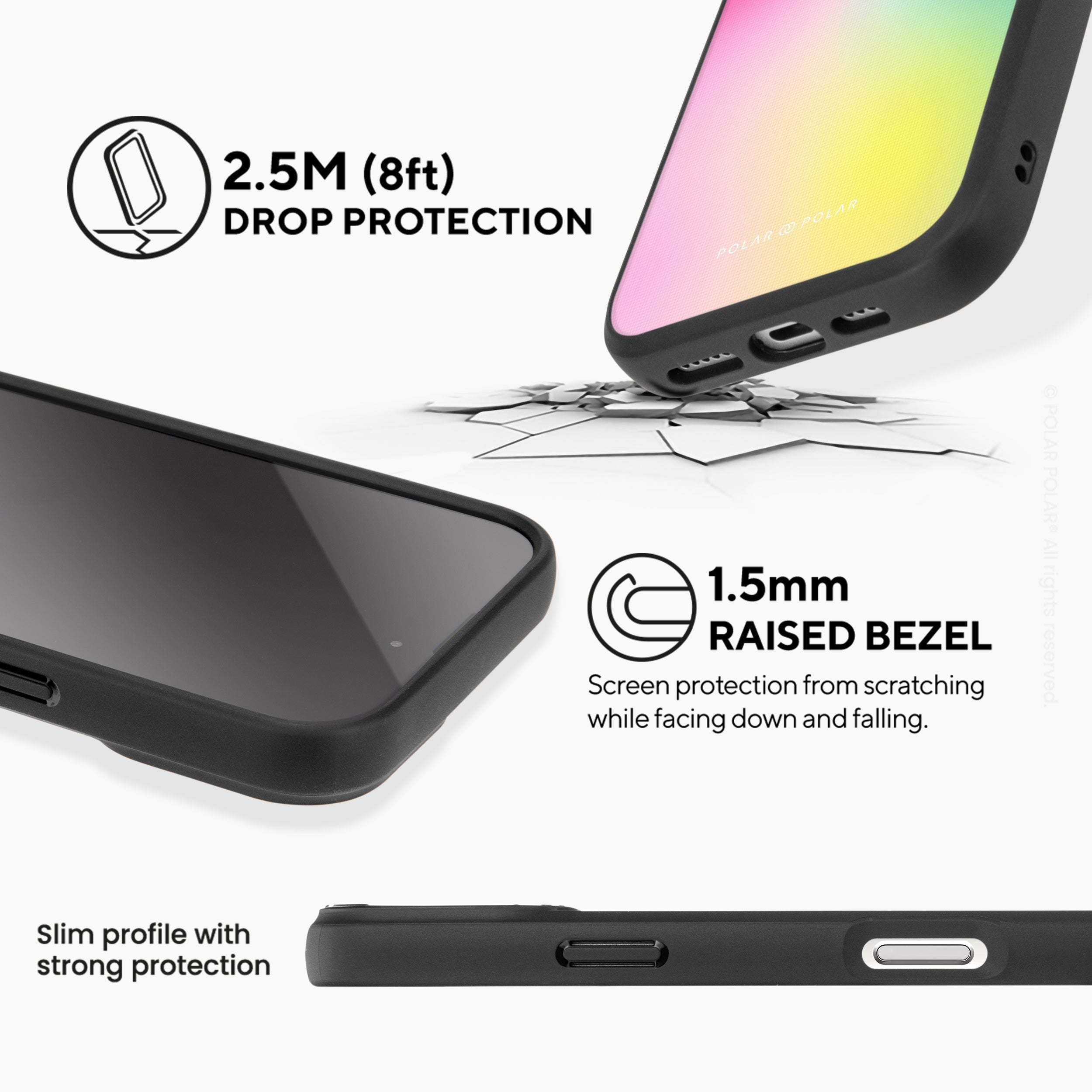 甜美夢兒 - iPhone 16 Pro Max 黑磨砂防摔 MagSafe 手機殼