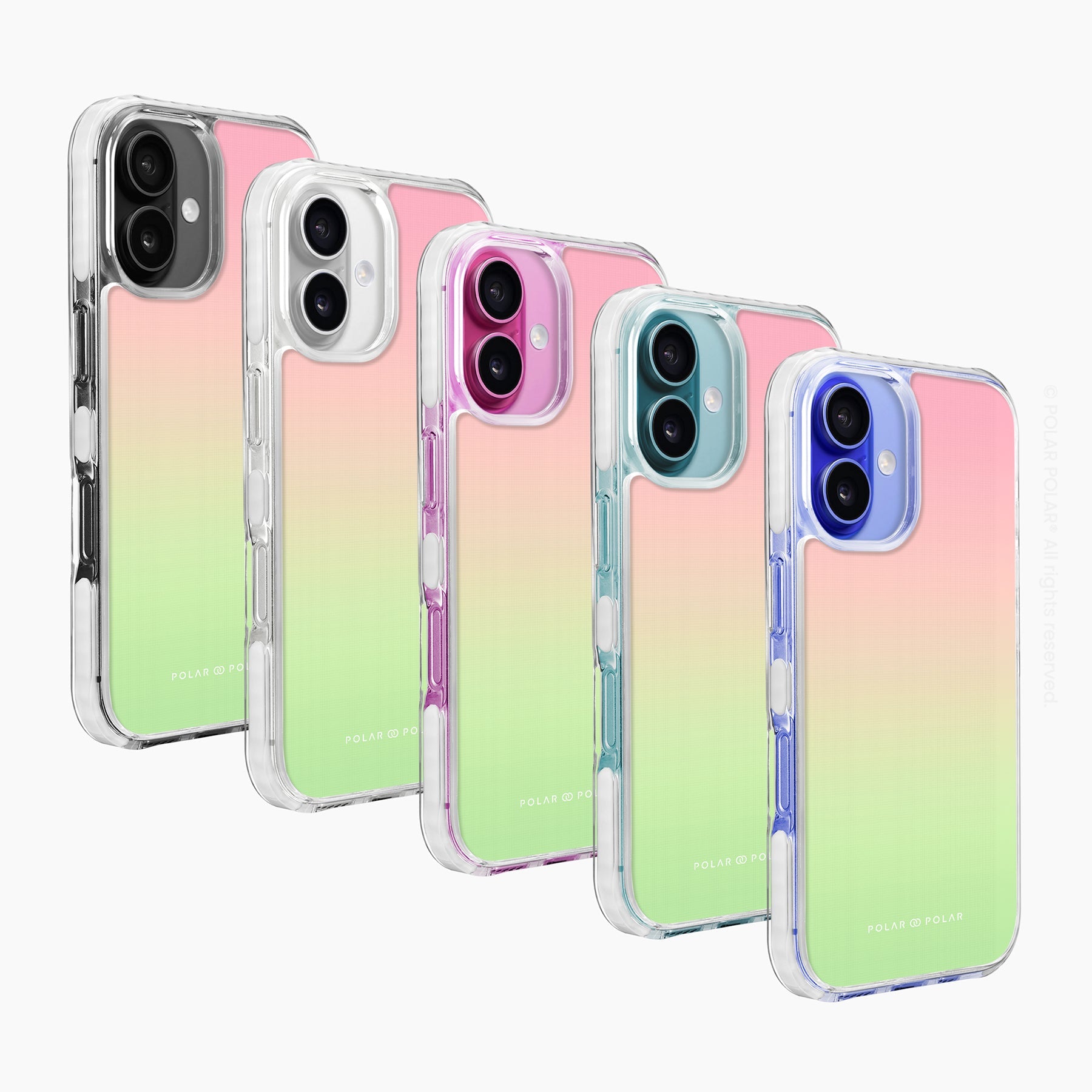 西瓜冰粉彩 - iPhone 16 透明邊防摔 MagSafe 手機殼