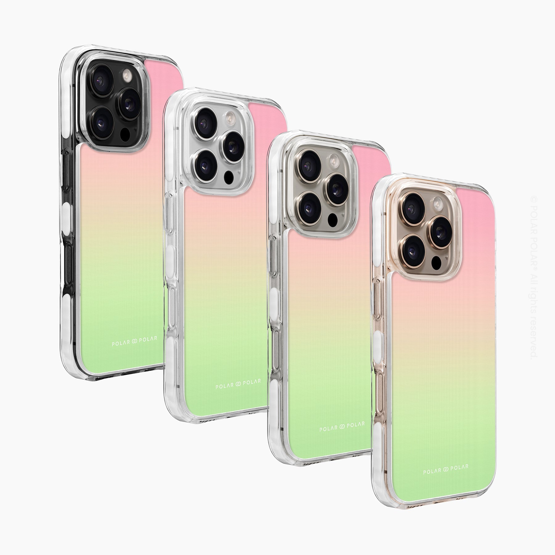 西瓜冰粉彩 - iPhone 16 Pro 透明邊防摔 MagSafe 手機殼