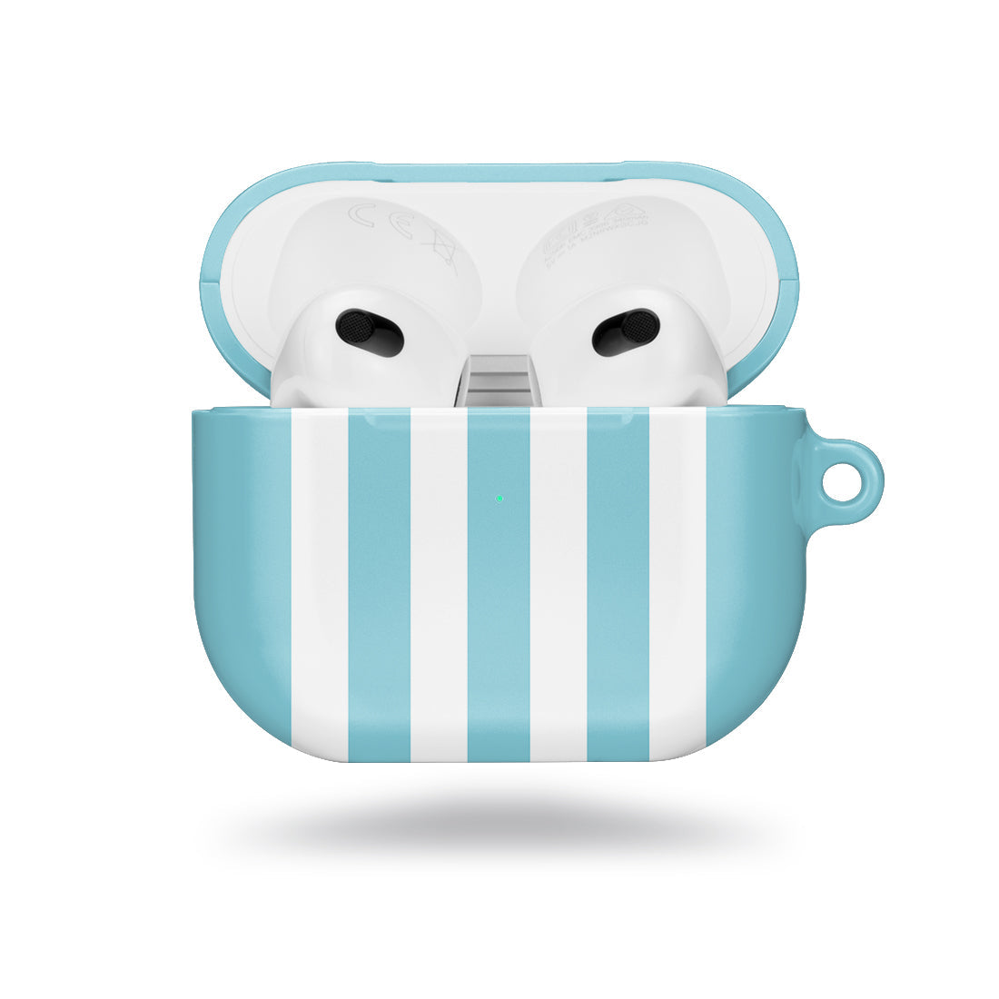 淡藍色直紋 | 客製化 AirPods 3 保護殼