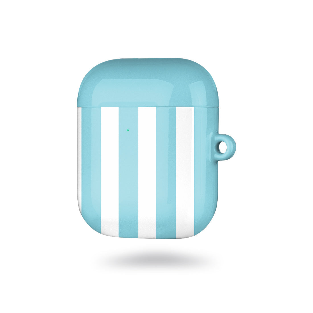 淡藍色直紋 AirPods 保護殼
