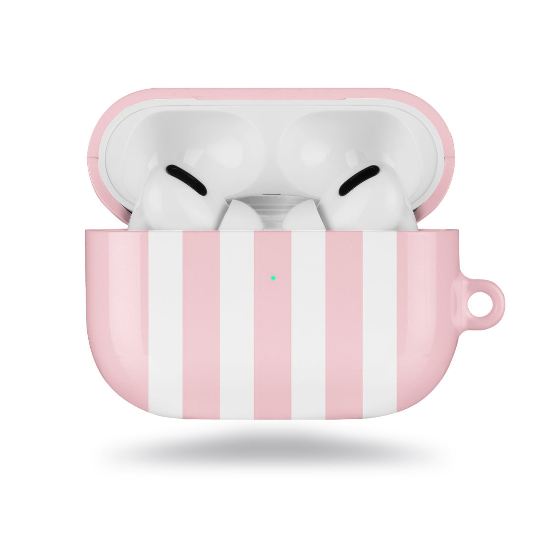 淺粉紅色直紋 AirPods Pro 保護殼