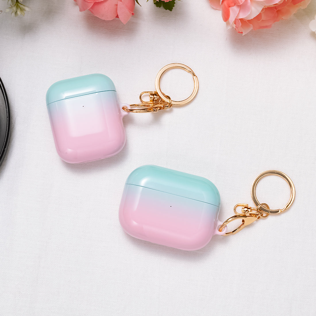 藍粉紅粉彩 | 客製化 AirPods 3 保護殼