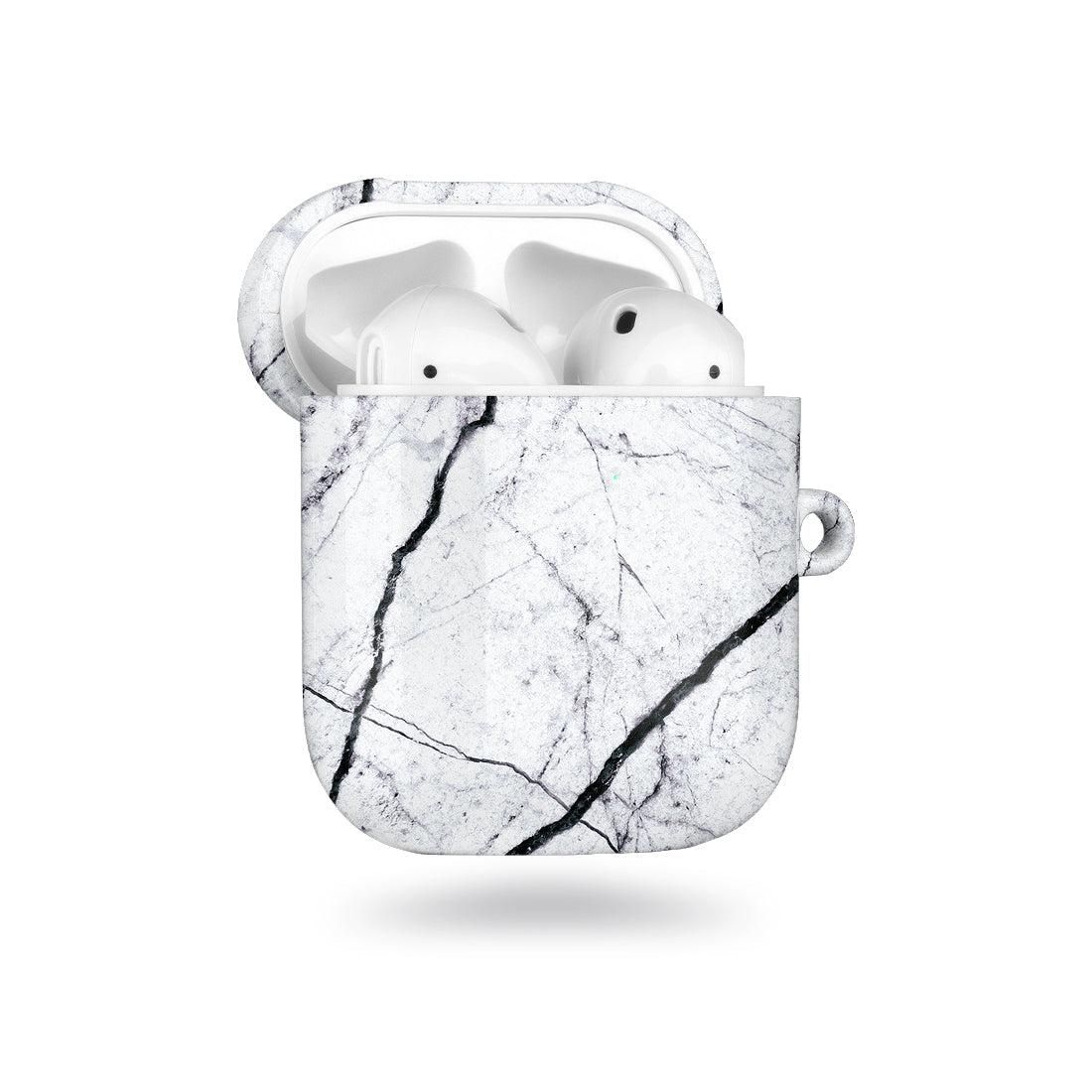 經典白色雲石紋 AirPods 保護殼