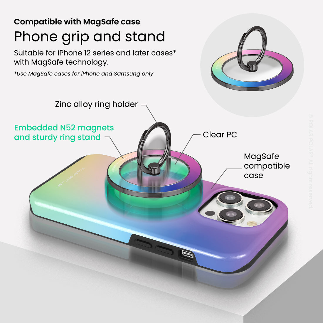 Standard_MagSafe Phone Grip and Ring Holder