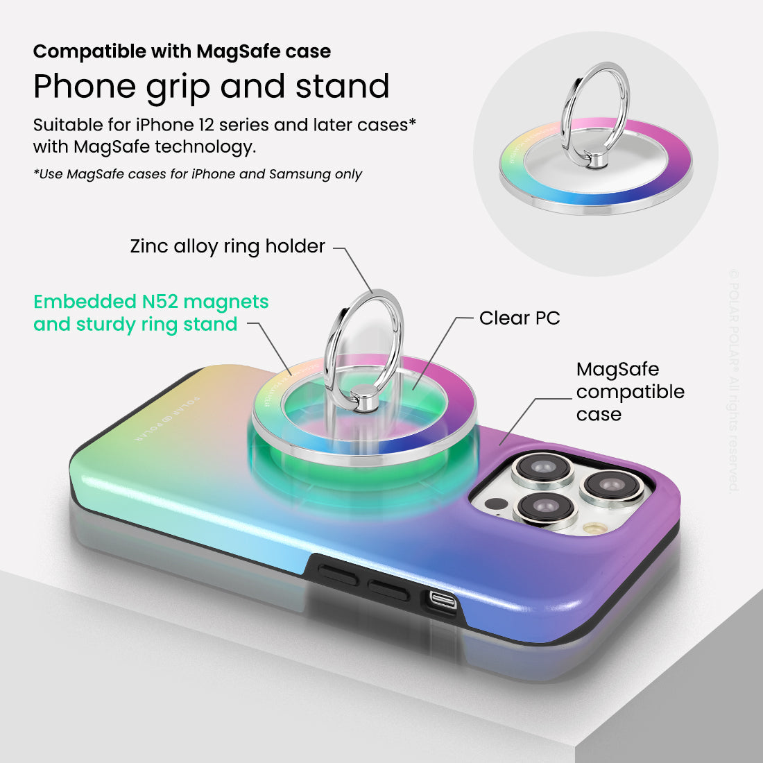 Standard_MagSafe Phone Grip and Ring Holder