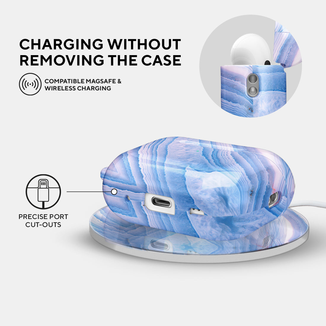 冰冷之河 | 客製化 AirPods Pro 2 耳機保護套