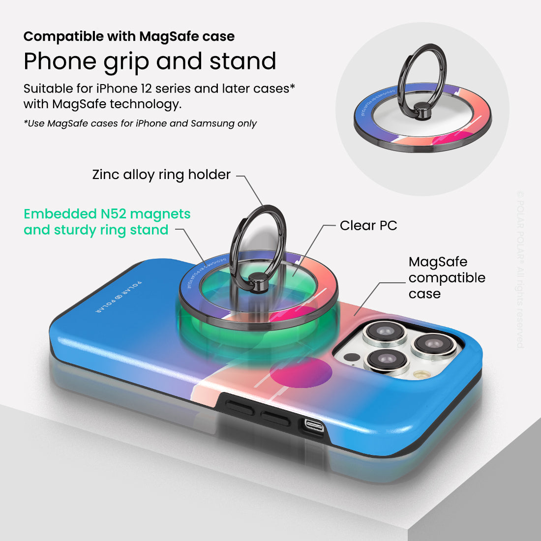 Standard_MagSafe Phone Grip and Ring Holder