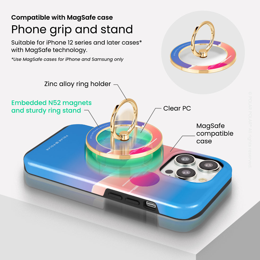 Standard_MagSafe Phone Grip and Ring Holder
