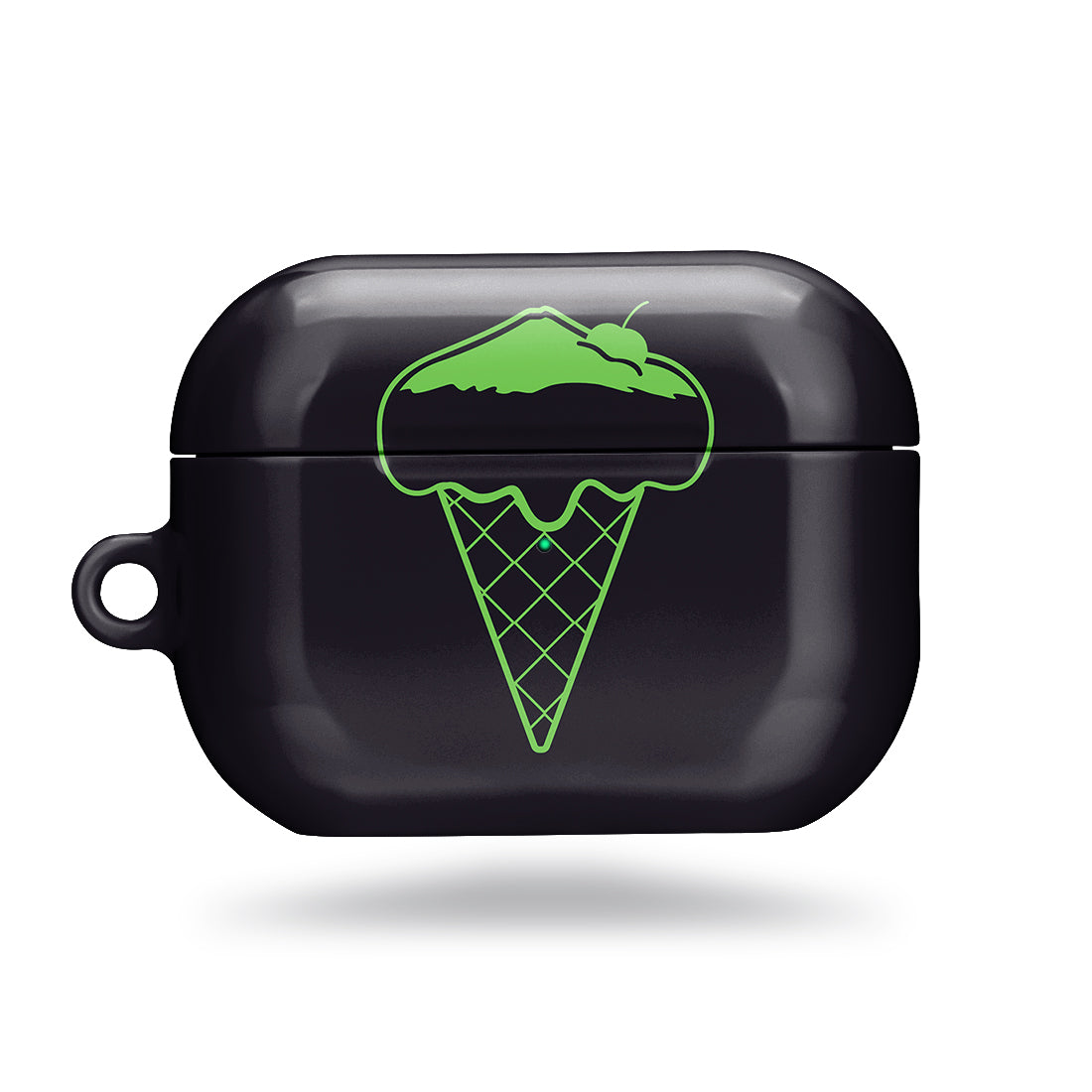 富士山雪糕 (黑) | 客製化 AirPods Pro 2 耳機保護套