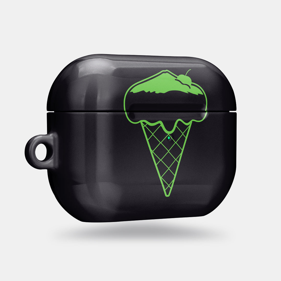 富士山雪糕 (黑) | 客製化 AirPods Pro 2 耳機保護套