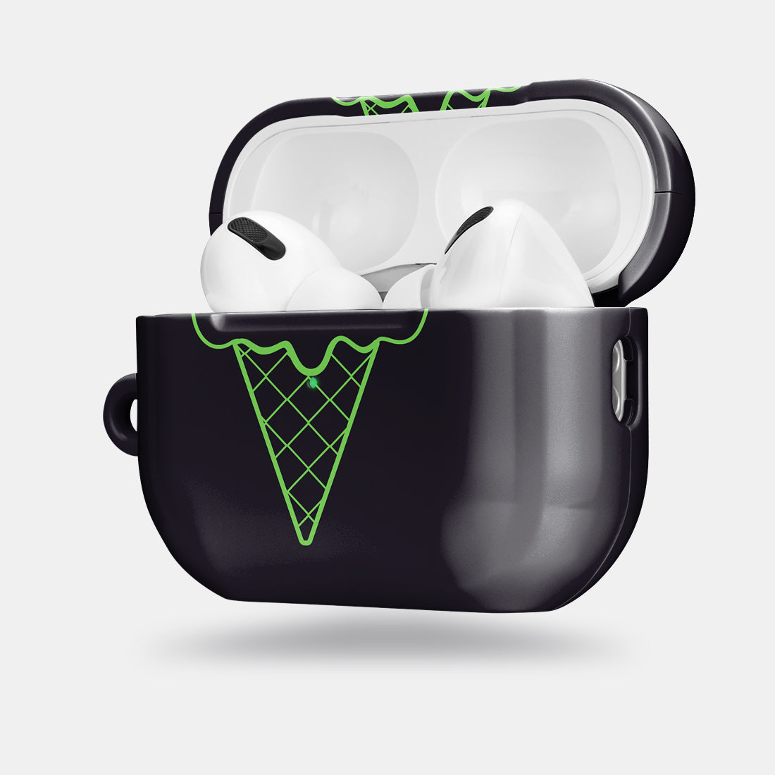 富士山雪糕 (黑) | 客製化 AirPods Pro 2 耳機保護套