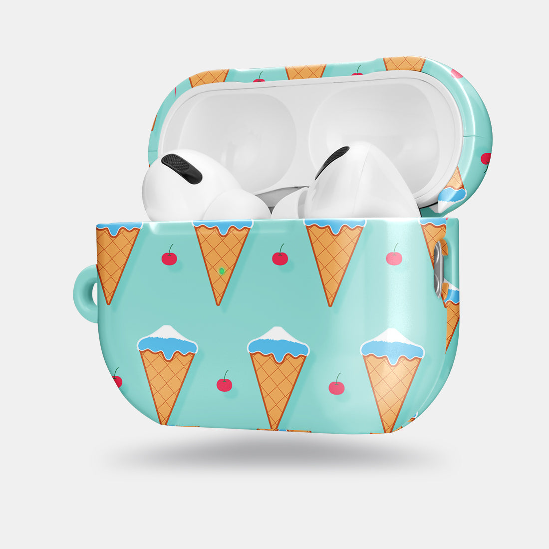 富士山雪糕 (湖水藍) | AirPods Pro 2 耳機保護套