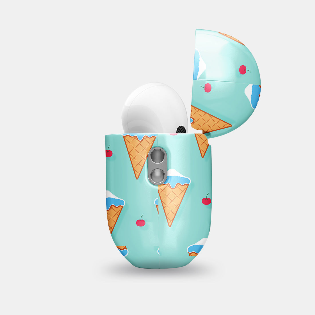 富士山雪糕 (湖水藍) | AirPods Pro 2 耳機保護套