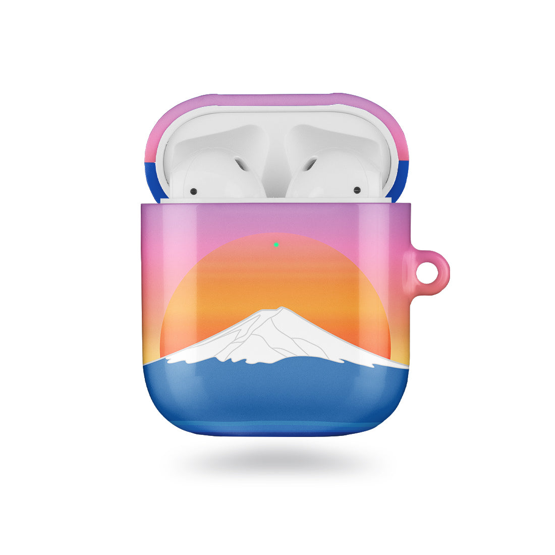 夕陽富士山 AirPods 耳機保護套