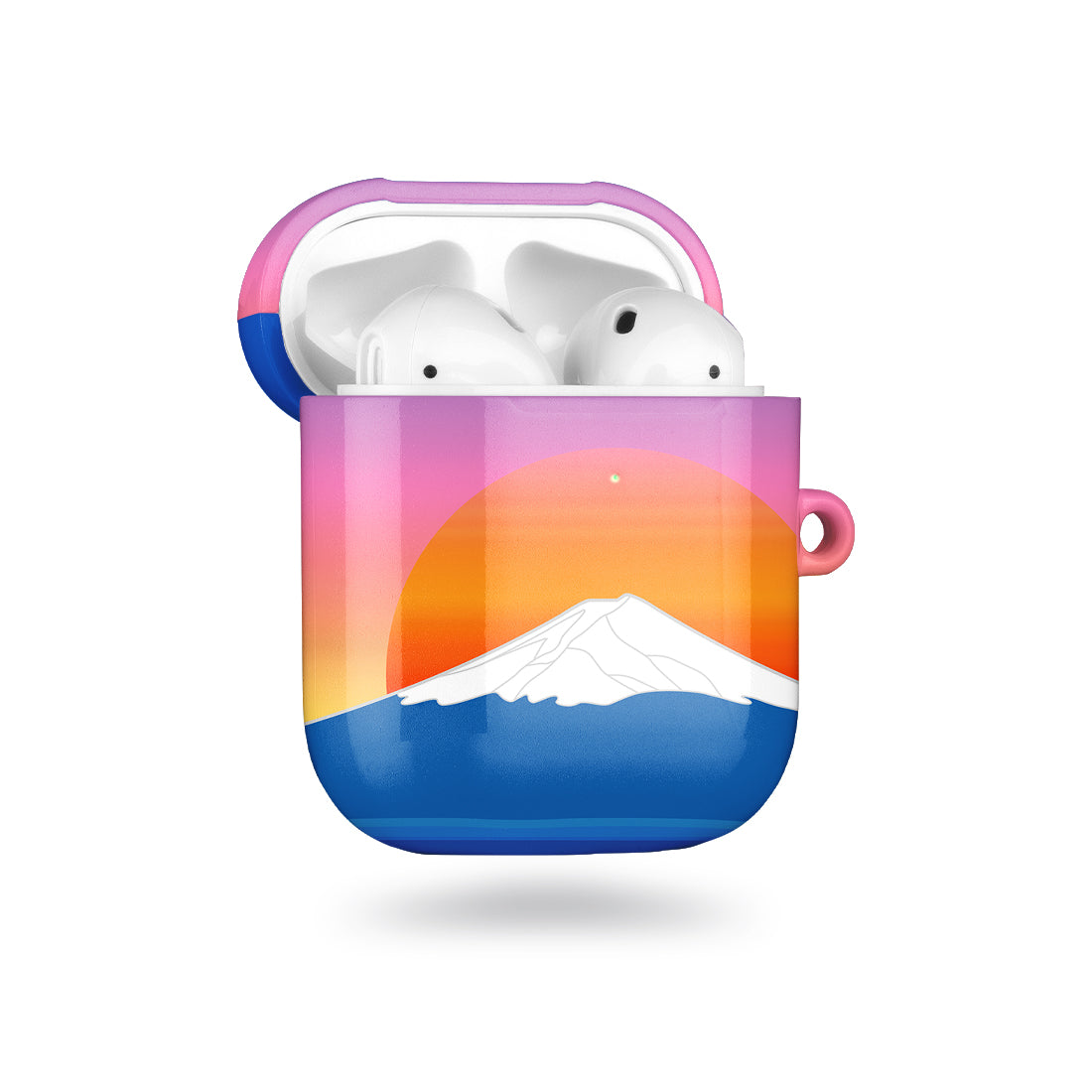 夕陽富士山 AirPods 耳機保護套