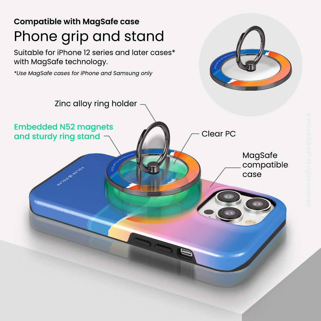 Standard_MagSafe Phone Grip and Ring Holder